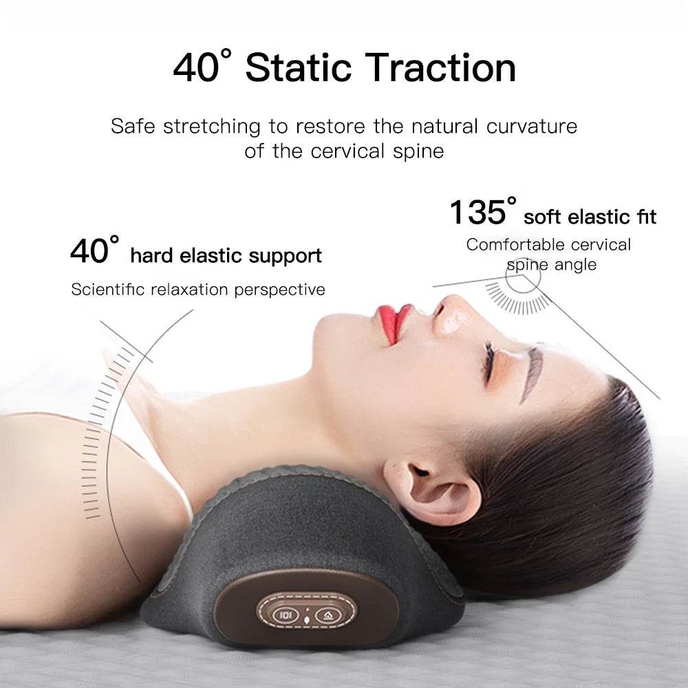 Massage pillow with heating
