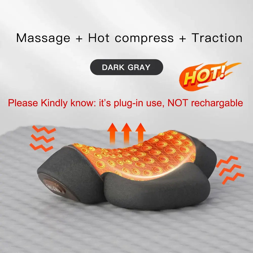 Massage pillow with heating