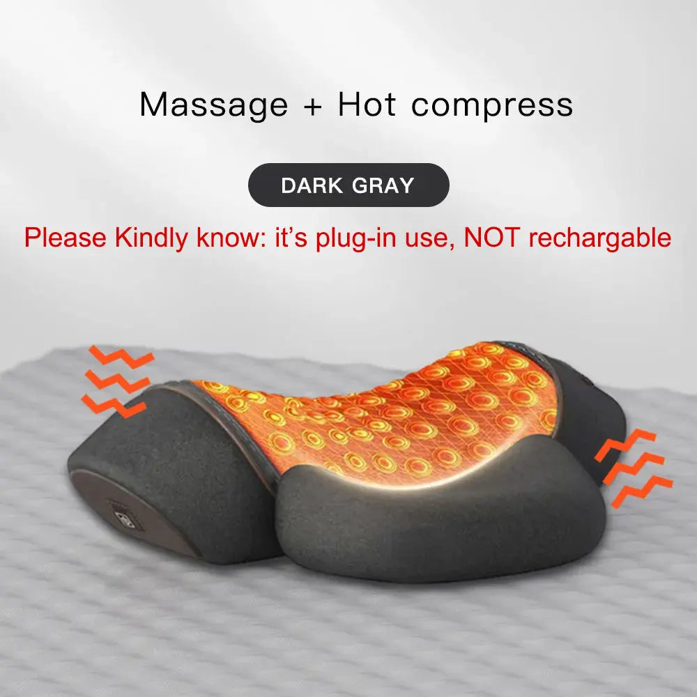 Massage pillow with heating
